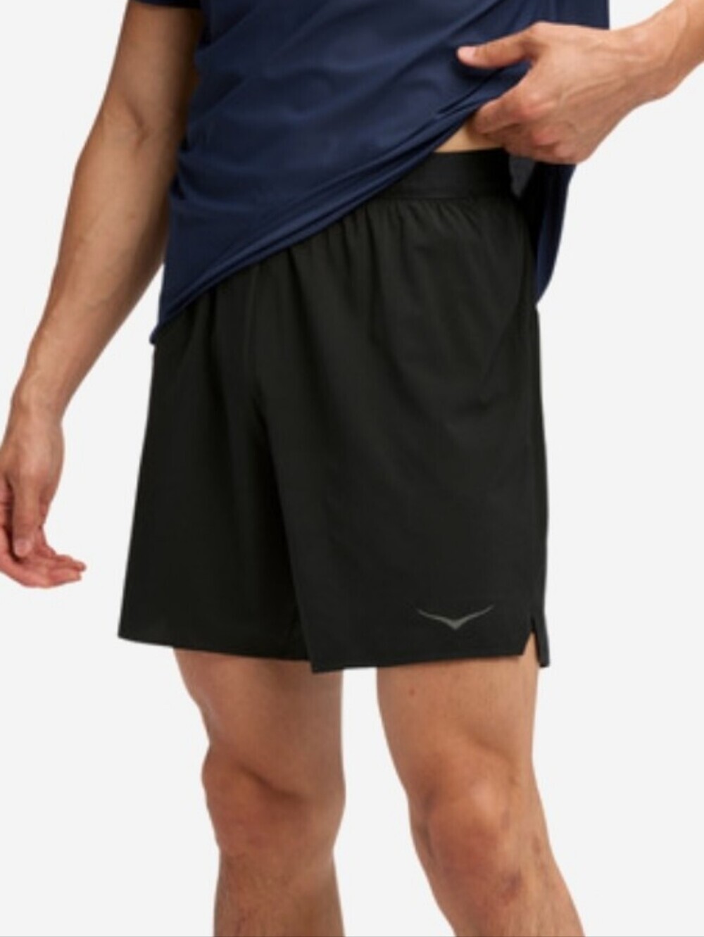 Hoka Glide (7'' Inseam) Men's 2-in-1 Running Shorts. Liner. Black. Size XXL.
